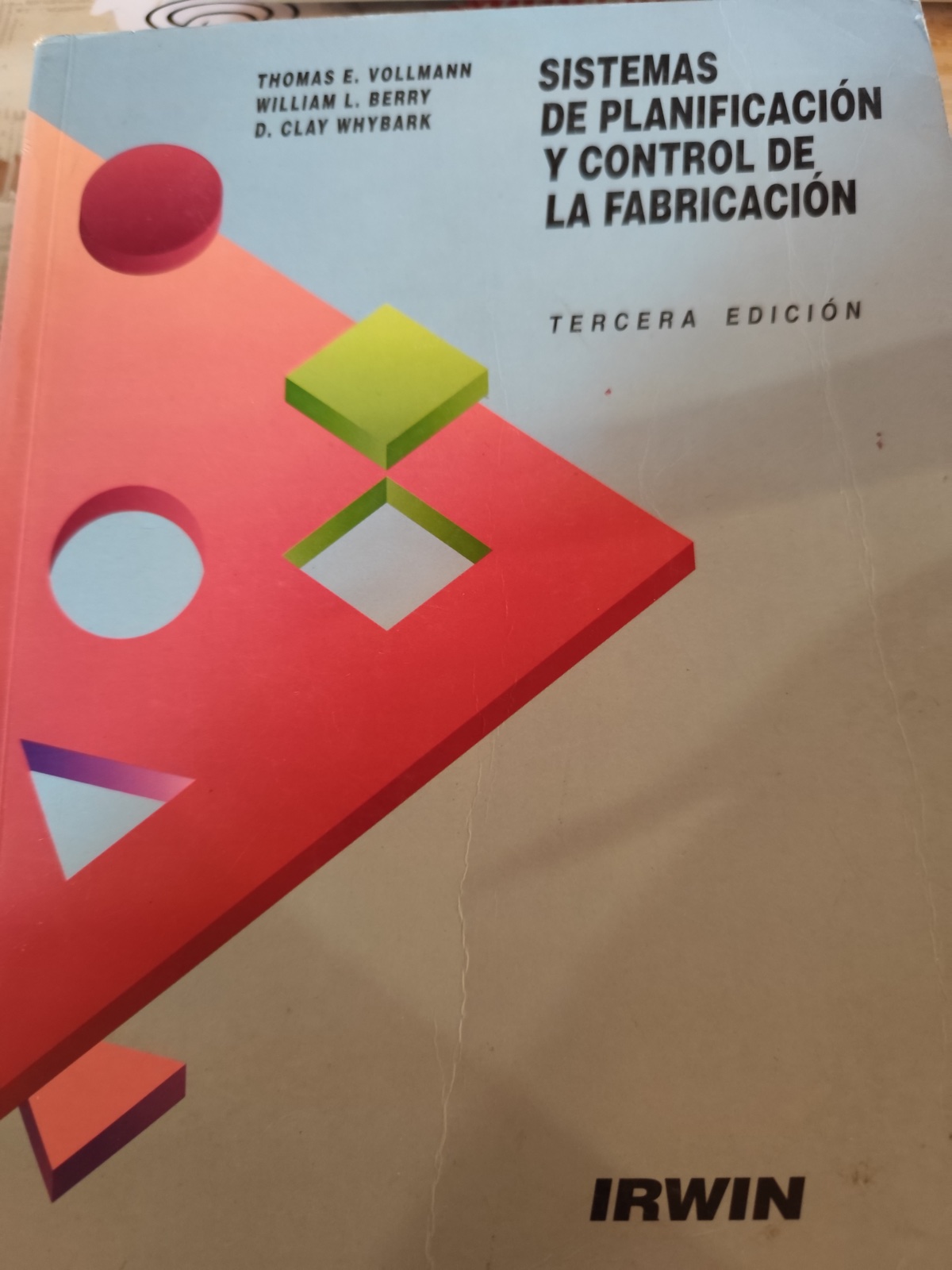 Tapa de Sistemas de Planificación y Control de la Fabricación
