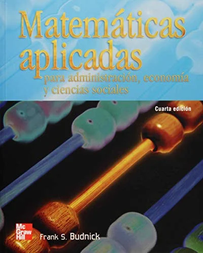 Portada del libro Matemáticas Aplicadas de Frank S. Budnick