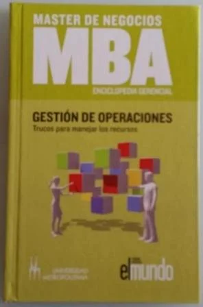 Portada del libro Curso de MBA Gestión de Operaciones de Steven Nahmias