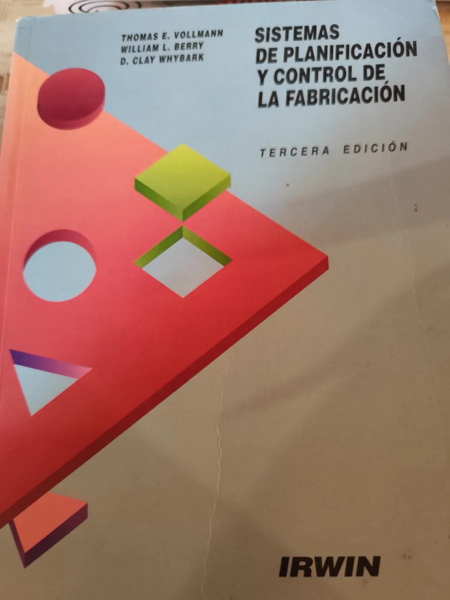 Portada del libro Sistemas de Planificación y Control de la Fabricación