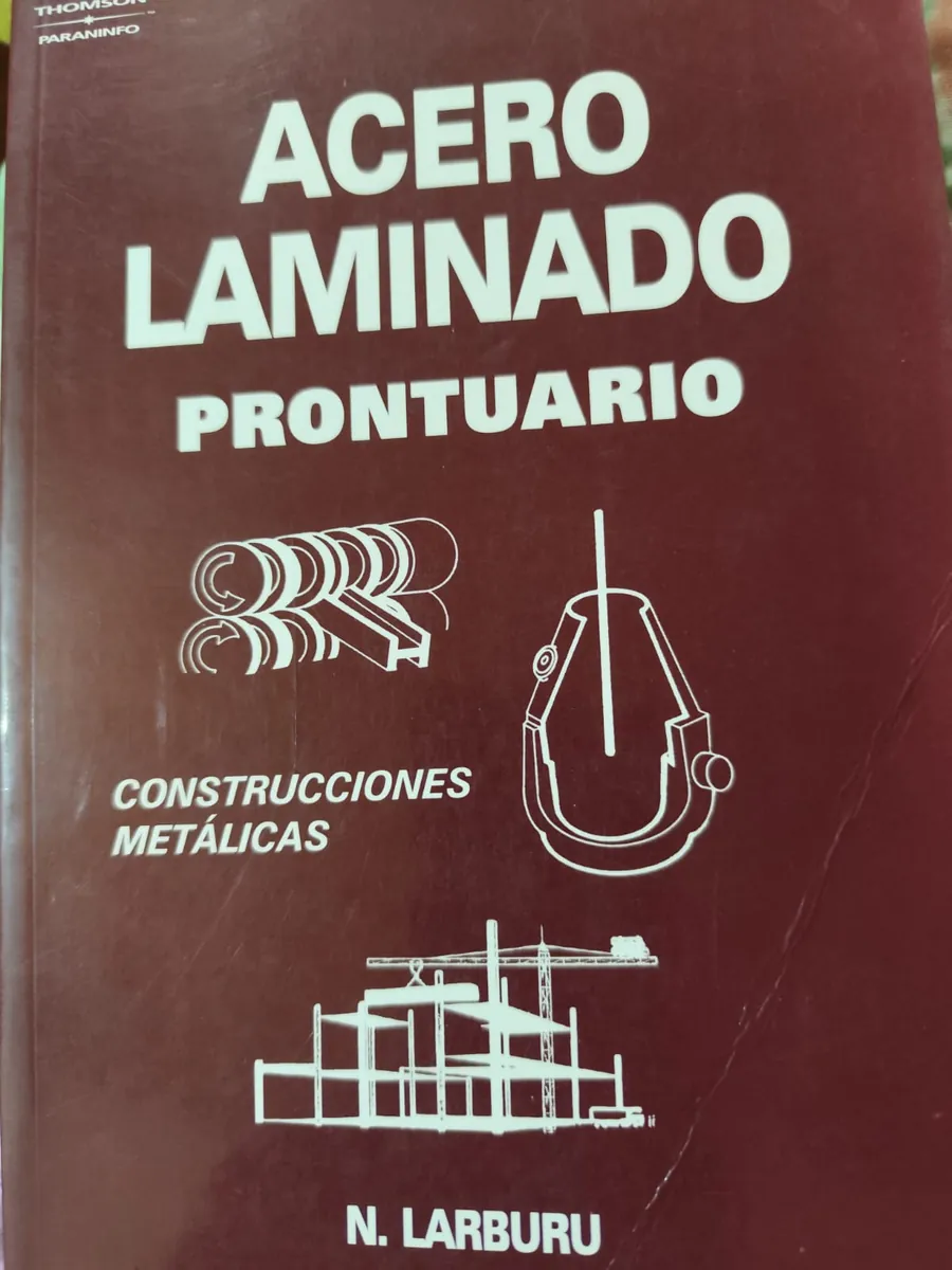 Portada del libro Acero Laminado. Prontuario. Construcciones Metálicas
