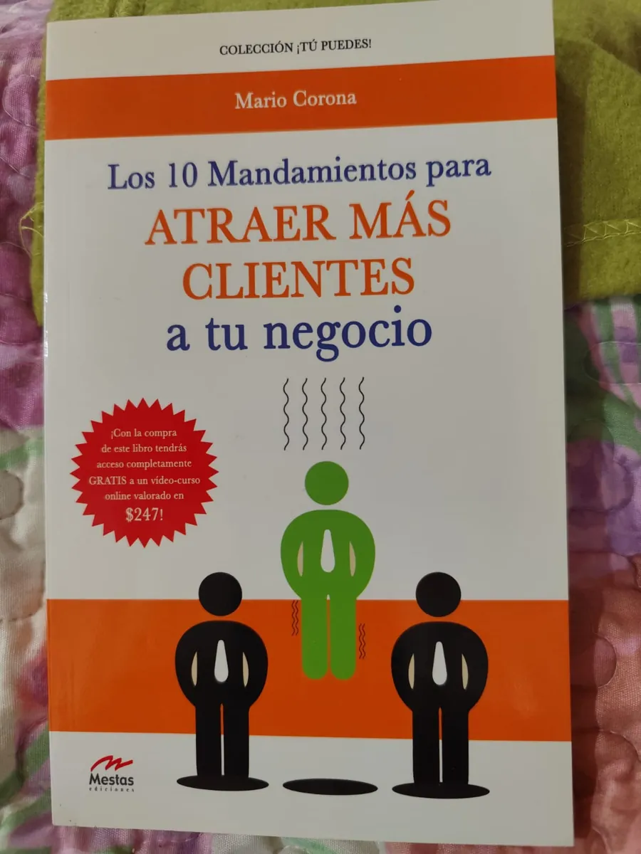 Portada del libro Los 10 Mandamientos para ATRAER MÁS CLIENTES a tu negocio
